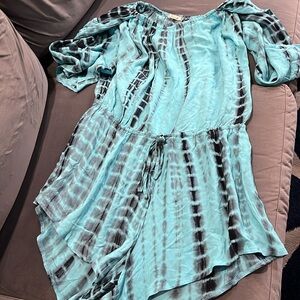 Cold shoulder romper